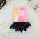 Hair elastic band "Mahrushka" (set 12 pcs) stripes of overflows, 2.5 cm
