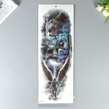 Black body tattoo with the color 