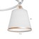 Rose chandelier 3x40W E27 white, gold 42x42x23cm