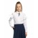 Blouse for girls, height 122 cm, white color