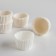Baking uniform white, 3 x 2.4 cm