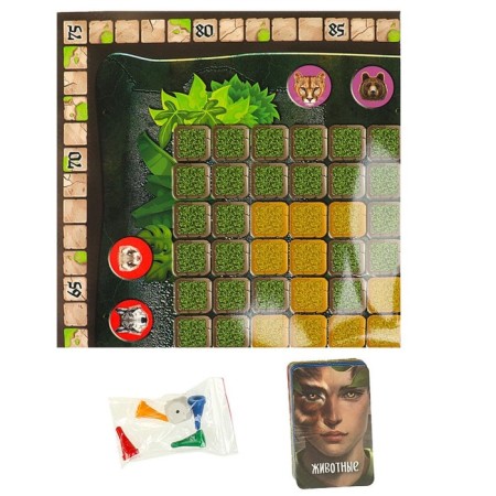 Board game "Secrets of the Forest", 2-4 players, 8+-2