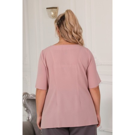 Female blouse, size 54, pink color-7