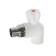 Balling tap for Zein radiator, polypropylene, corner, d = 25 mm x 3/4 "