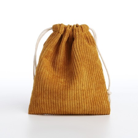 Cosmetic bag - a bag of ties, mustard color-1