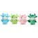Soft toy "Dragon" on a key fob, 14 cm, color mix