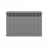 Bimetallic radiator Royal Thermo Biliner New/Silver Satin, 500 x 80 mm, 10 sections, chrome