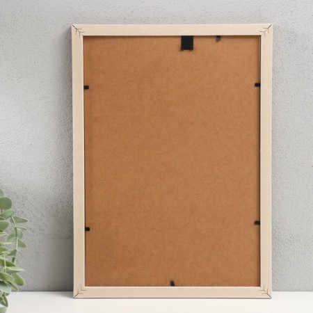 Photo frame plastic 21x30 cm, (glass), beige-2