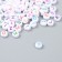 Beads for creativity Plastic "English Bukva in the Circle" Multi -colored set of 15 grams 0.3x0.6.x0.6cm mix 9485558