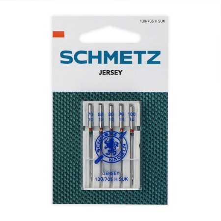 Needles for household sewing machines, for Jersey, No. 70-100, 5 pcs-1