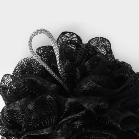 Body washcloth "ball", 50 g, black color-2