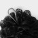 Body washcloth "ball", 50 g, black color