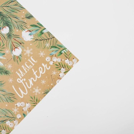 Glossy packaging “Magic Winter”, 70 x 100 cm, New Year-2