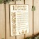 Bath plate 18.5 × 24 cm "10 bath commandments"