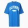 Female T-shirt, bright blue color, Oversize size (42-46)