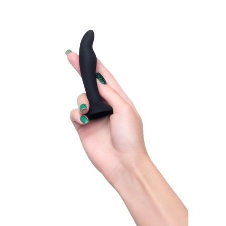 Anal plug A-Toys by Toyfa Stroft, silicone, black color, 10.5 cm-5