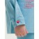 Sweatshirt for girls, height 98 cm, blue color