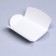 Envenue for certificate with embossing, white, 10.5 x 7 cm