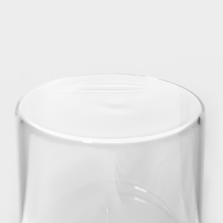 Glass Bank for bulk products with a bamboo cover and a spoon "Eco", 400 ml, 10.5 × 8.5 cm-5