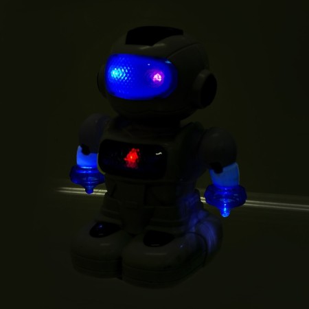 The Cosmobot robot, drives, light and sound effects, works from batteries-4