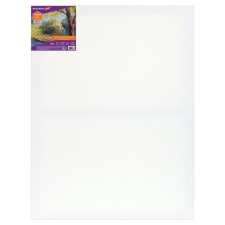 Canvas on the subframe Brauberg Art Debut, 60 x 80 cm, 280 g/m2, soil, 100% cotton, fine grain (191647)