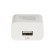EXPLOYD EX-Z-1419, 1 USB, 2.4 A, white network