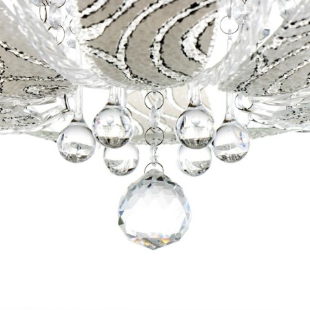Svetogor chandelier "Türkiye" 4x60W E27 LED lighting chrome 40x40cm-10