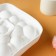 Form for mousse desserts and baking konfinetta "air bubbles", silicone, 20 × 5.5 cm, white color