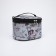 Lightning cosmetic bag, gray color