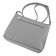 Women's bag B2828-05140, gray color, artificial leather, 24x6x19 cm