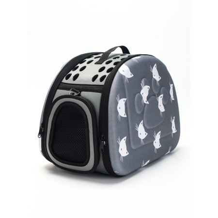 A folding bag-car with a separate entrance, EVA material, 43.5 x 28 x 33 cm, gray-1