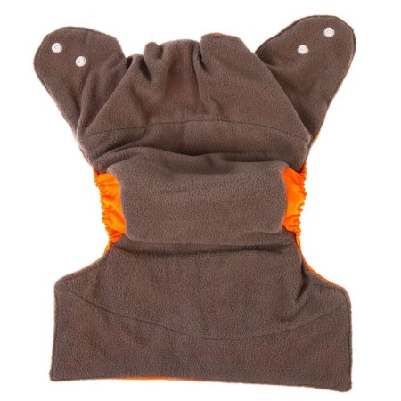 Panties-scammer, reusable, carbon-bamboo fabric, orange color, from 0-36 months.-9