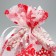Bag gift organza "New Year's dance", snowflakes, 16 x 24 cm +/- 1.5 cm, New Year