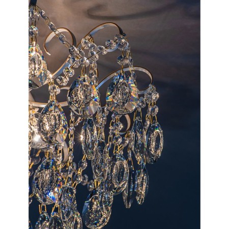 Ceiling lamp 6x60W E27, size 54x54x45 cm-5