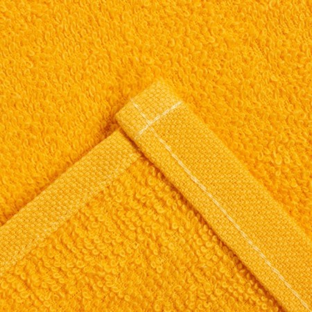 Set of terry decorative napkins Ethel "View 2" 30x30cm-3pcs, yellow color, 100% cotton-3
