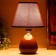 Table lamp "Inkanto" 1x40W E27 Brown 18x18x27 cm Risalux