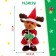 Interactive toy "Happy New Year", sound, dancing, deer