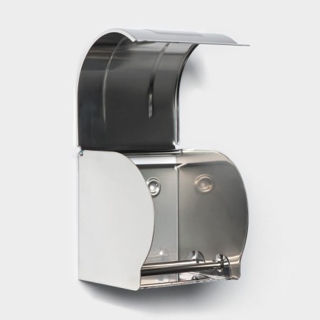 Holder for toilet paper, without a sleeve 12 × 12.5 × 12 cm, color chrome mirror-1