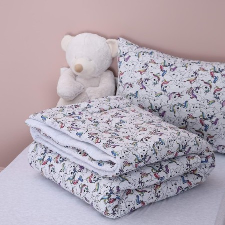 Kid kit: blanket 160x220 cm, sheet 90x190 cm, pillowcase 50x70 cm-2