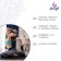 Sangh yoga belt, 180x4 cm, purple color