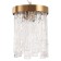 Suspended Frostyle 2XE14 40W lamp, size 20x20x31-70 cm, bronze color