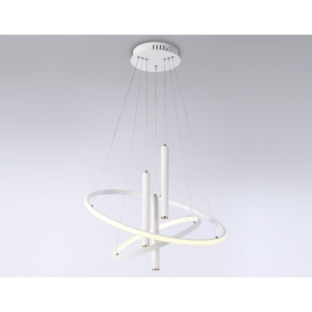 Suspended controlled LED lamp Ambrella Light, Linetech, FL5371, LED, 93 W, 6975LUM, 3000-6400K, white color-4