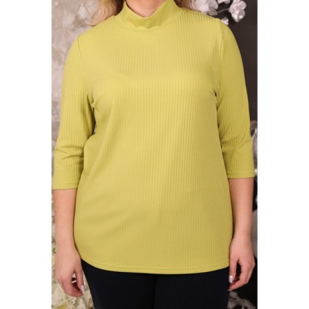 Women's turtleneck, size 54, olive color-2