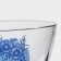 Gzhel salad bowl, glass, 1750 ml, in gift packaging