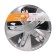 Wheel caps 15 "Super Astra", Silver, Carbon, set 2 pcs, AWCC-15-24