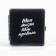 The cigarette case "My life. My rules" 9.9 x 9.4 x 1.9 cm