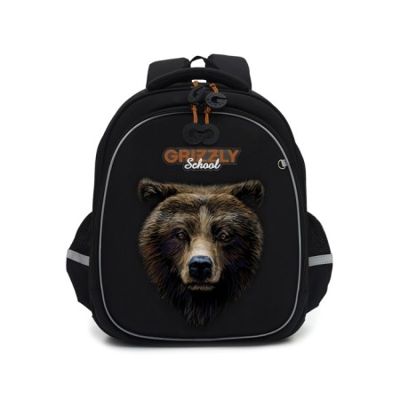 Frame backpack 36 x 28 x 20 cm, Grizzly, black-1