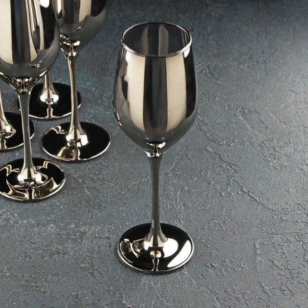 Set of glass glasses for the wine "Selest", 270 ml, 6 pcs-1