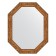 Mirror in the baguette frame, bronze vignette 85 mm, 75x95 cm
