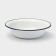 Enameled bowl, 4 l, d = 32 cm, without decolleys, induction, white color